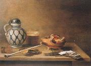 Pieter Claesz Style life with stein oil painting